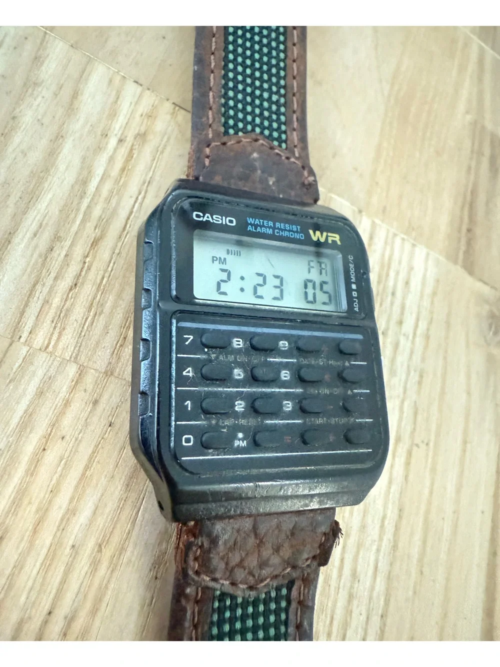 Vintage Casio CA-53W calculator watch NEW BATTERY
